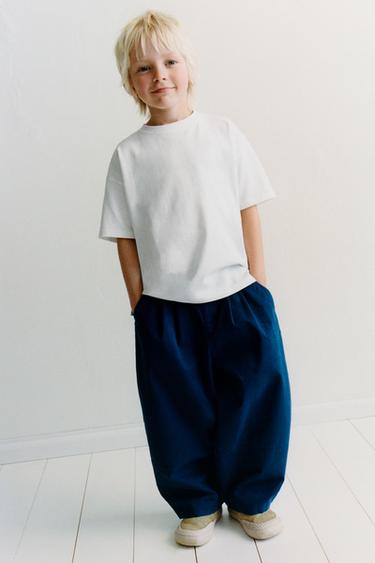 Zara OSNOVNA MAJICA – Bela