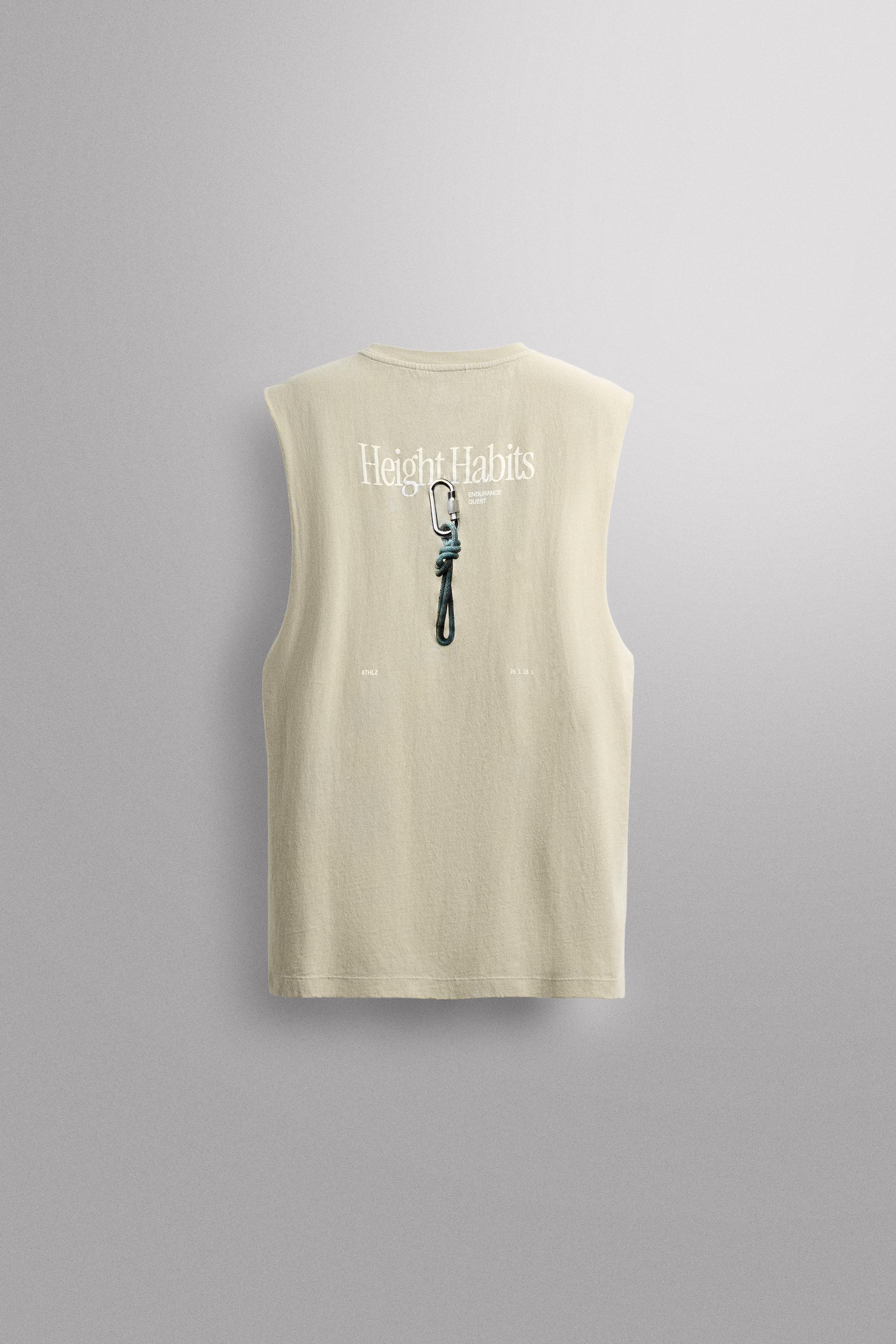 GRAPHIC PRINT TANK TOP - Ecru | ZARA United States