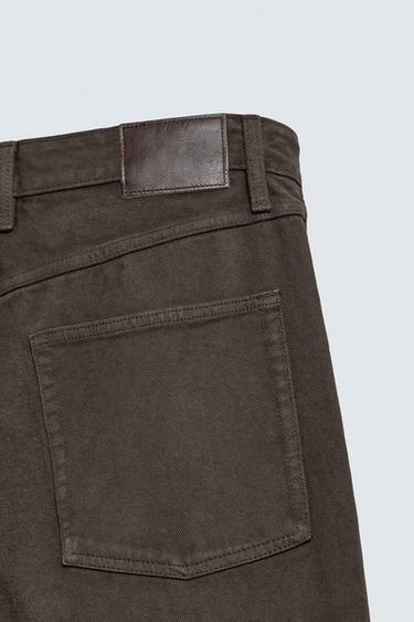 STRAIGHT-LEG JEANS - Brown by Zara - Image 10