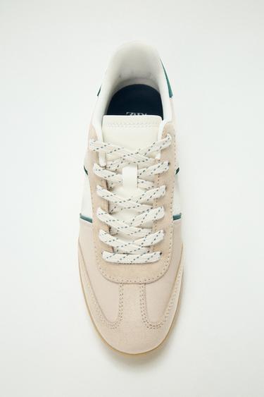 Zara COLORFUL SPORTS SNEAKERS - Taupe Gray