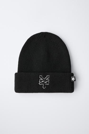 ZOO YORK © X ZARA KNIT HAT - Black by Zara - Image 3
