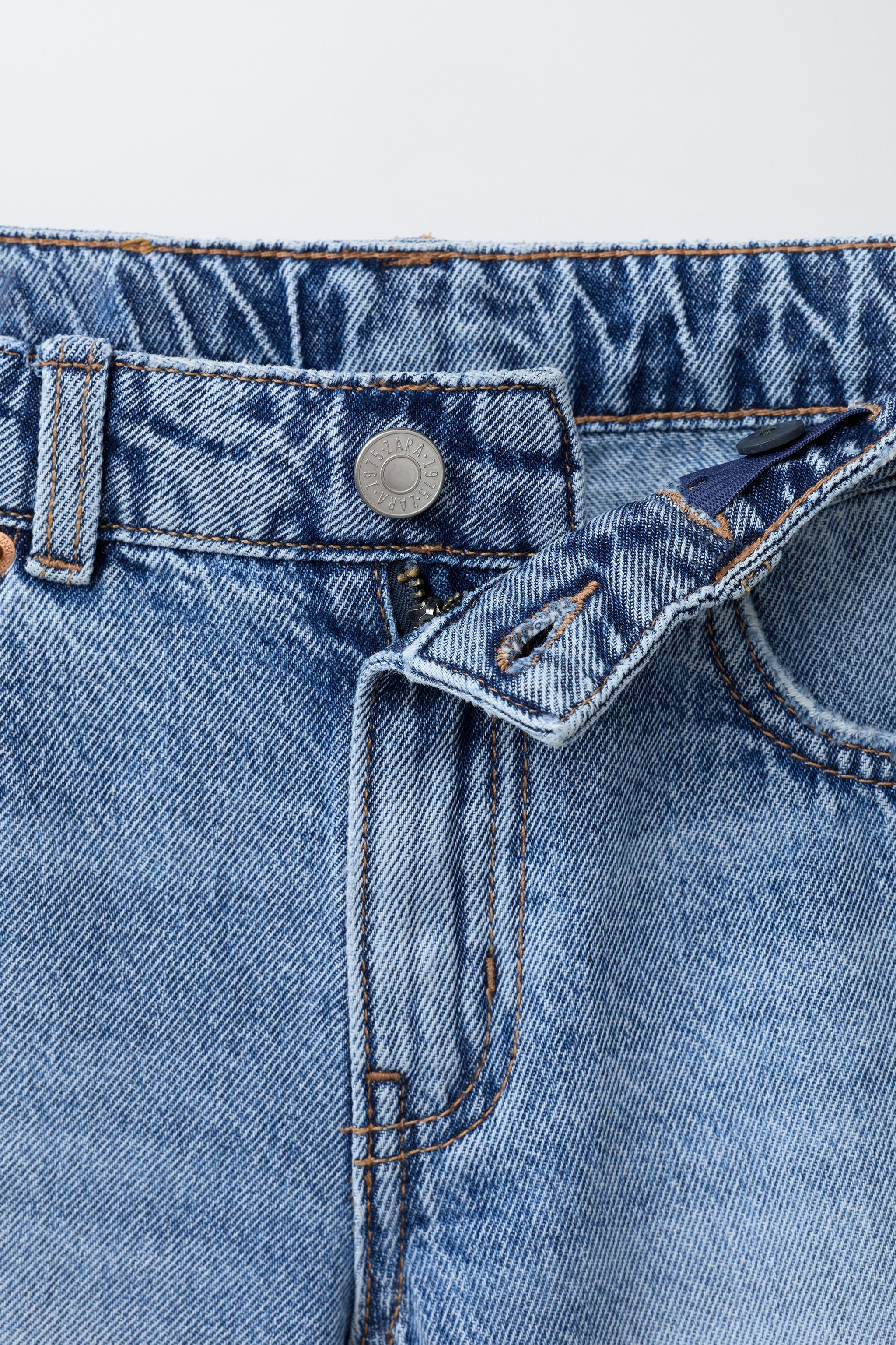 Детские шорты Zara STRAIGHT DENIM SHORTS — фото 3