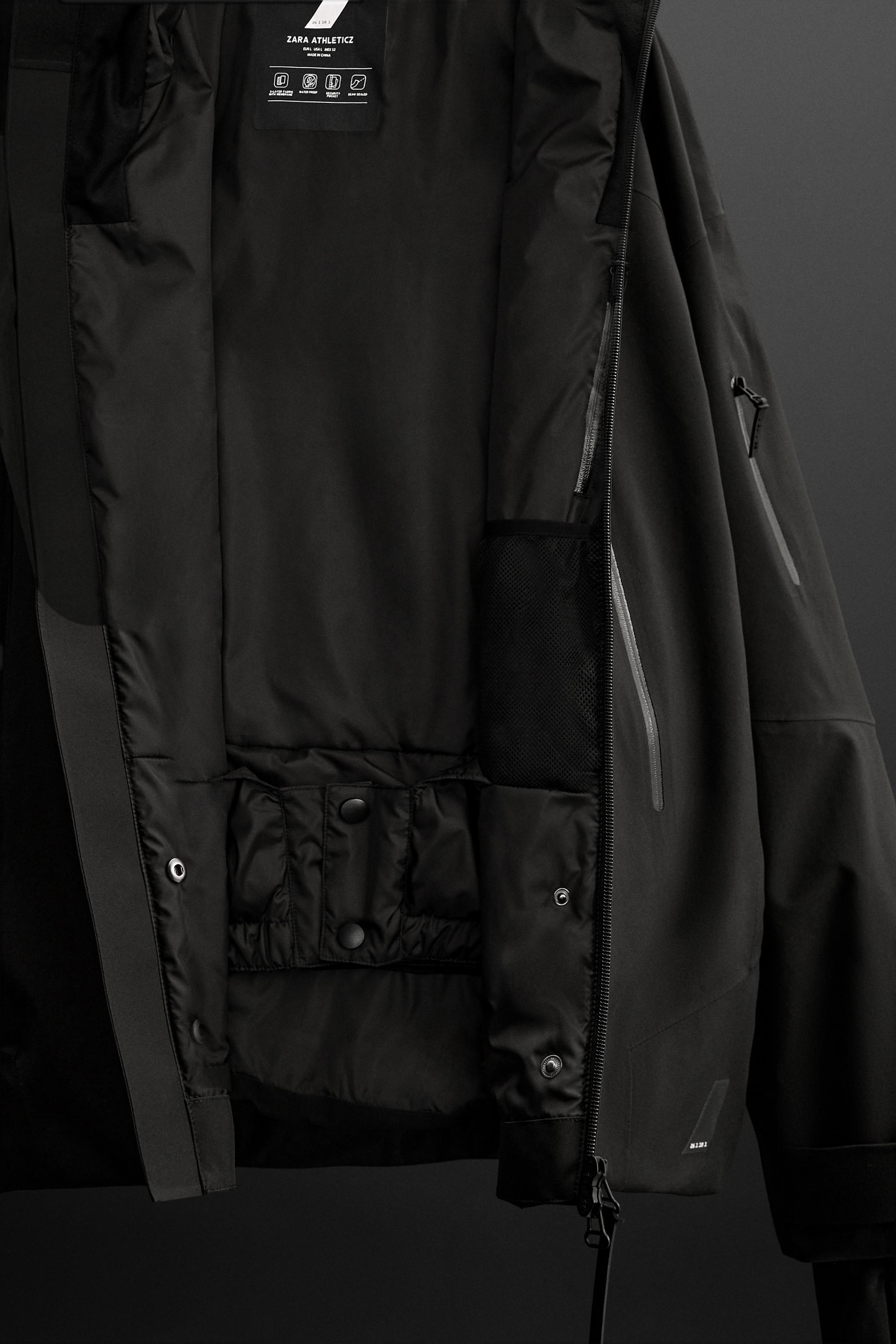 RECCO®ウォータープルーフスキージャケット - ブラック | ZARA