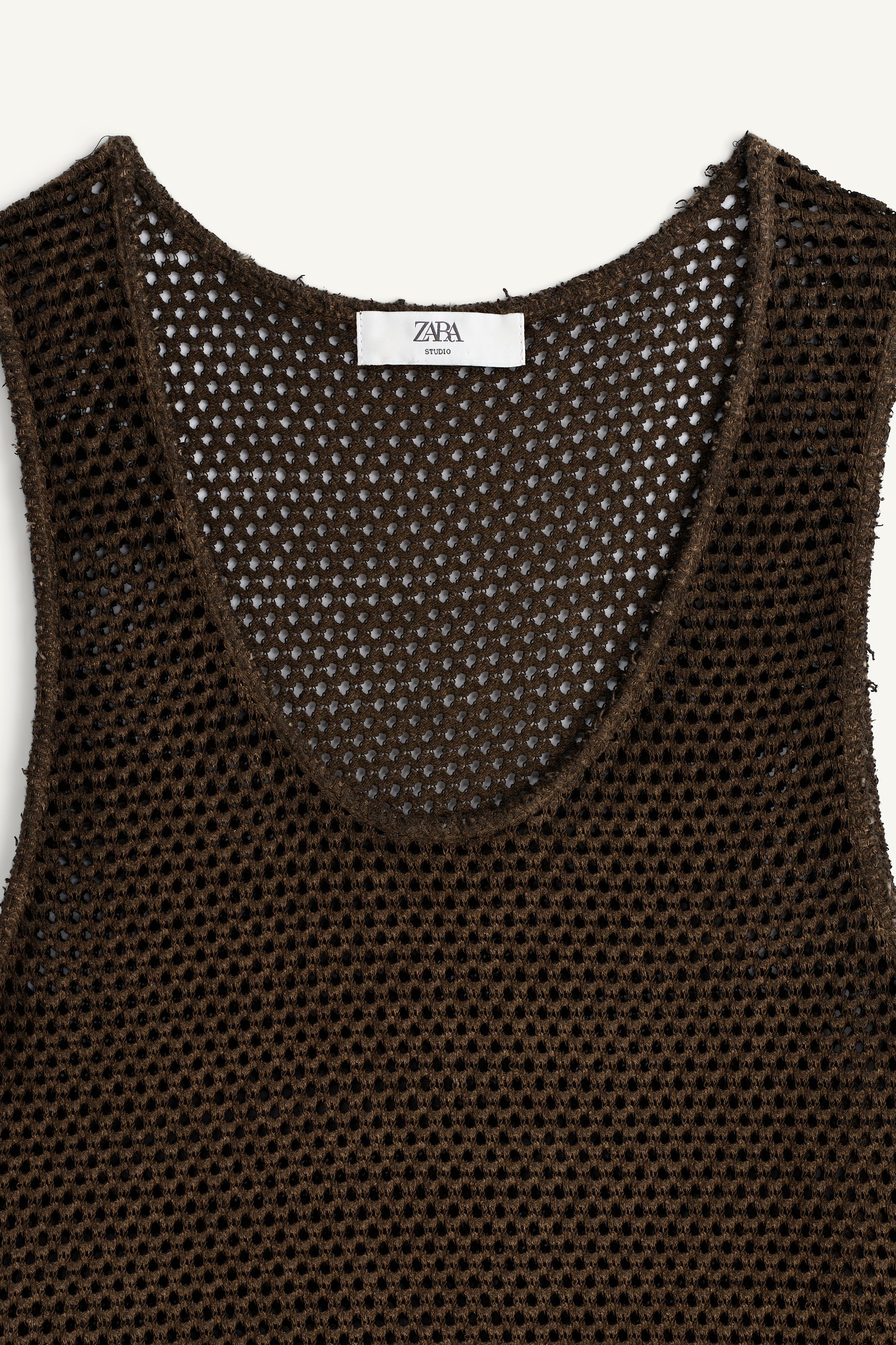 CROCHET KNIT TANK TOP