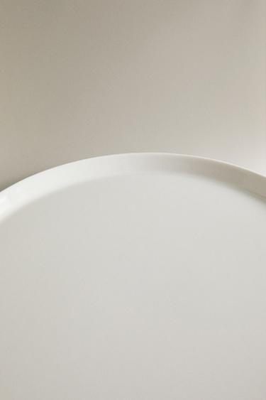 PORCELAIN DINNER PLATE - White by Zara - Image 4