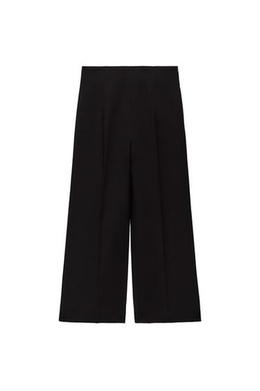 HIGH-WAIST CULOTTE TROUSERS