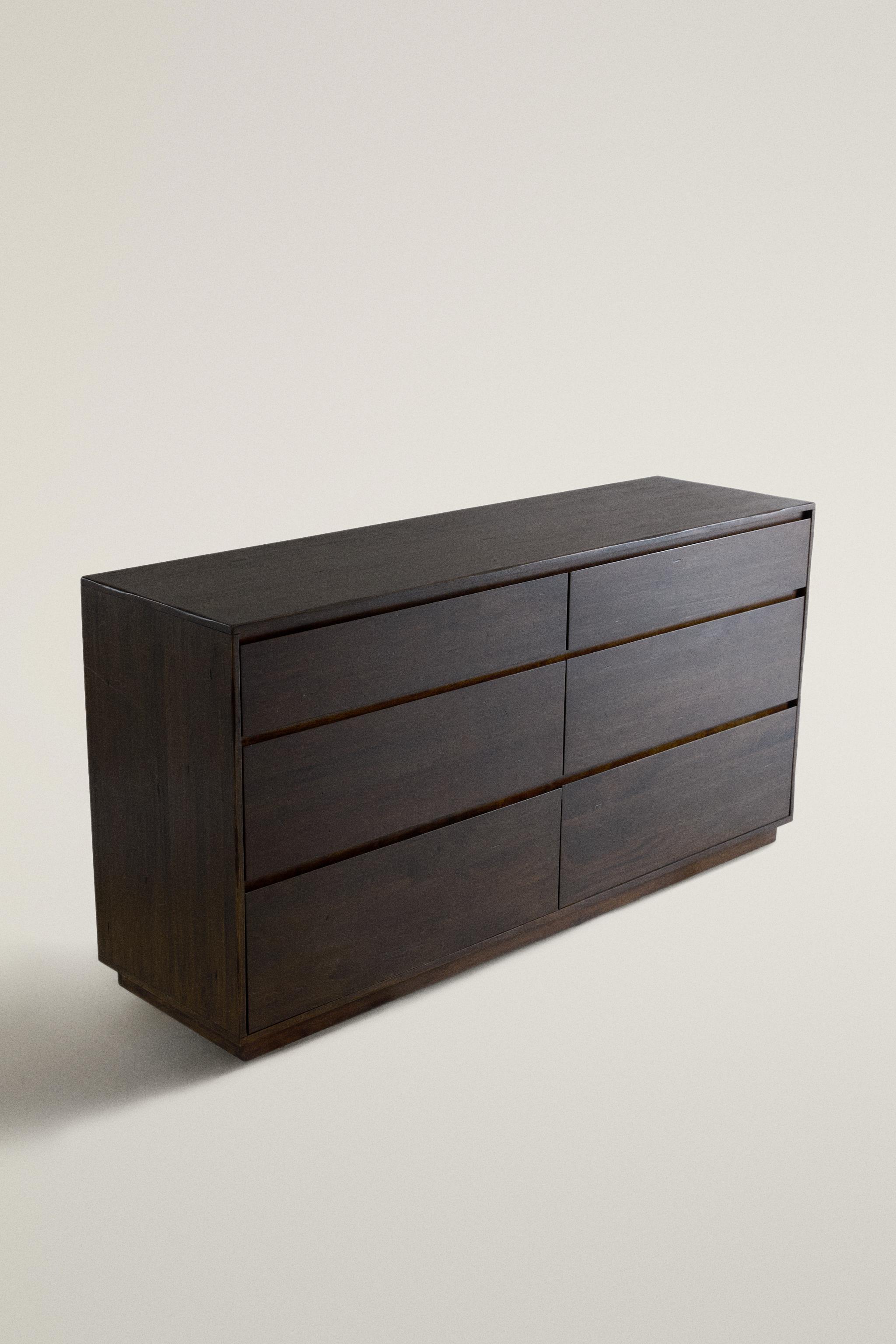 ikea dresser dark brown VINTAGE WOODEN CHEST OF DRAWERS - Nikkah bride dress inspo Size:EU 29 blue interior of the discontinued ikea dressers upload-20251119