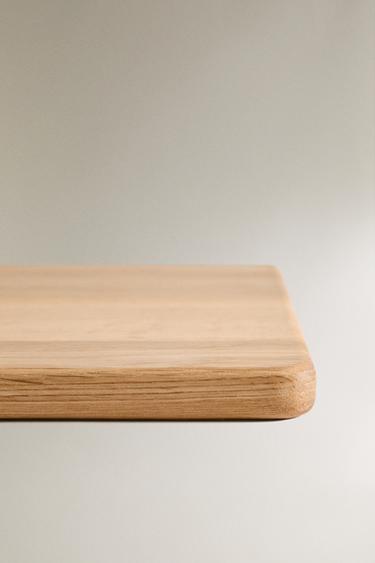 OAK WOOD CHOPPING BOARD - Light brown by Zara - Image 3