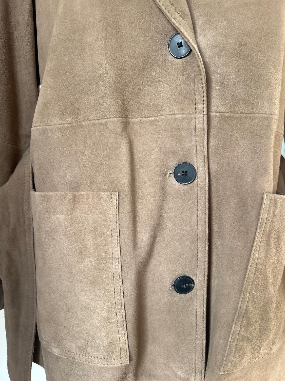 100% LEATHER JACKET WITH BELT - Image 3