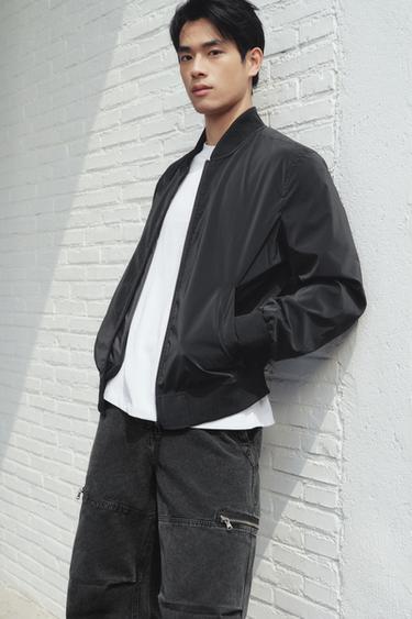 TECHNICAL BOMBER JACKET - Black by Zara