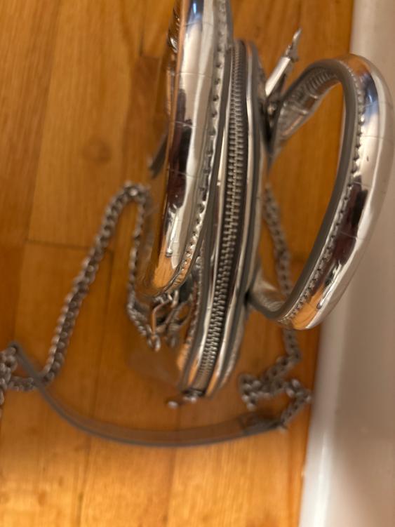 MINI METALLIC CROSSBODY PURSE - Image 5