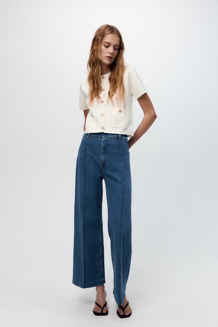 JEANS ZW COLLECTION WIDE LEG COM CINTURA ALTA