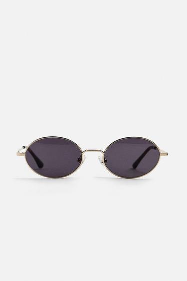 METAL SUNGLASSES - Golden by Zara