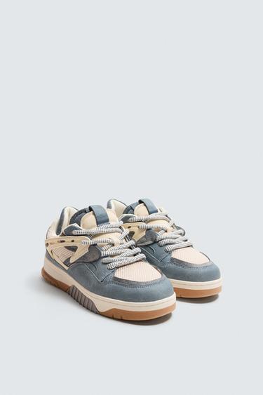 MEHRFARBIGER SNEAKER - Blau von Zara