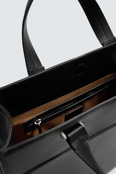 PLAIN HANDBAG - Black by Zara - Image 5