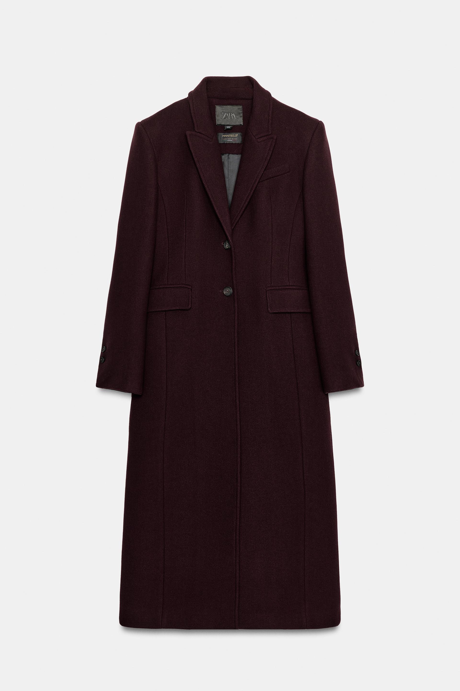 Zw Collection Wool Blend Coat