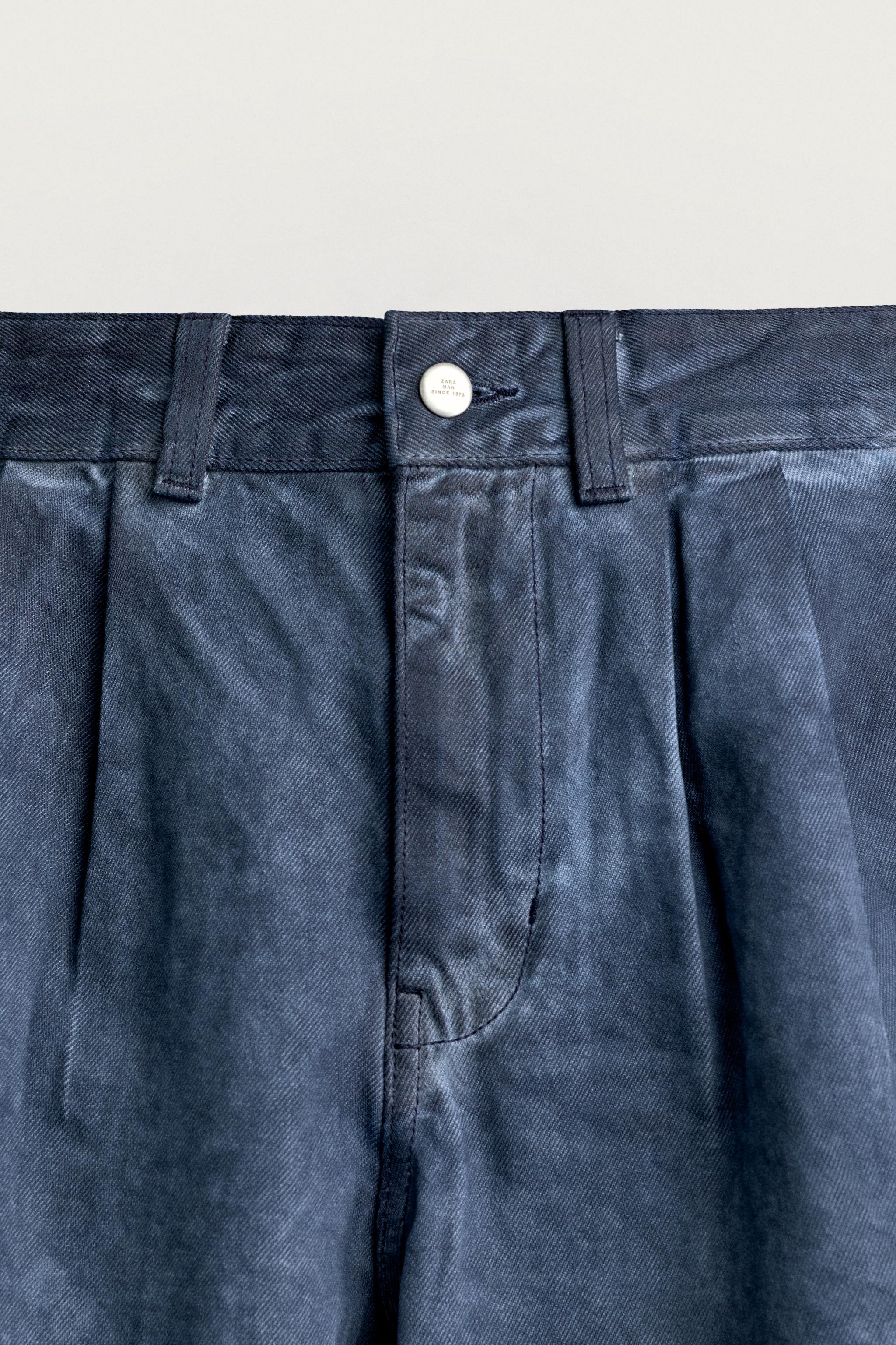RELAXED FIT IRREGULAR WASH SHORTS