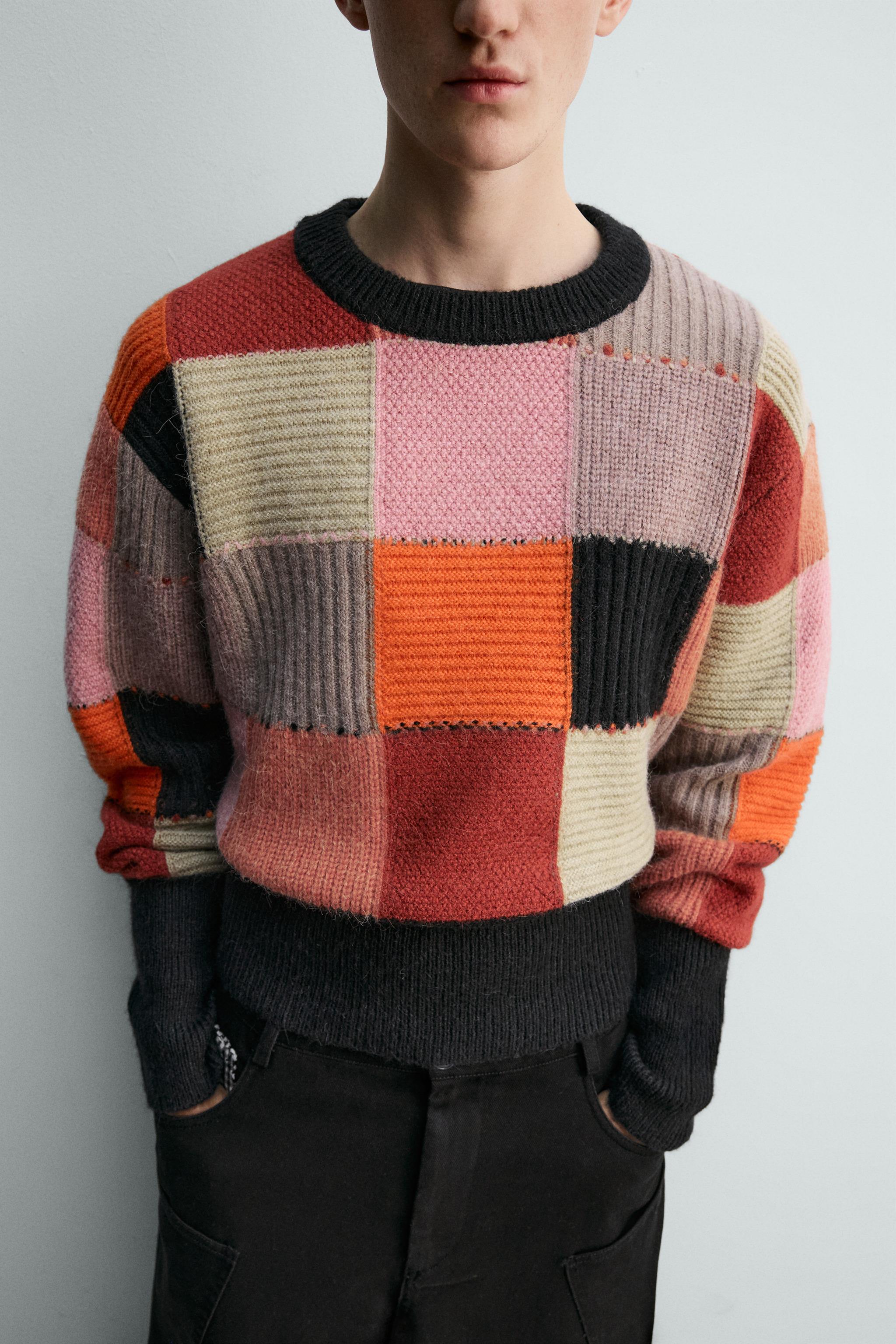 PATCHWORK JUMPER HARRY LAMBERT FOR ZARA X DISNEY