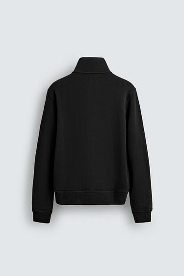 VESTE CANNELÉE INTERLOCK - Noir de Zara - Image 7