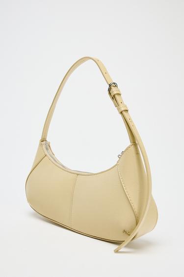 SAC PORTÉ ÉPAULE ALLONGÉ - Jaune vanille de Zara - Image 3