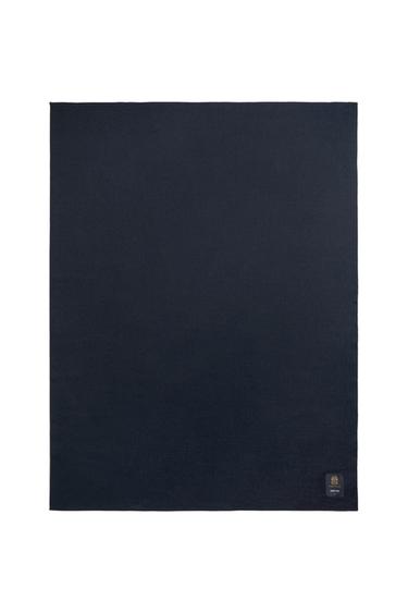 MANTECO LINEN BLANKET - أزرق الخاص بـ Zara