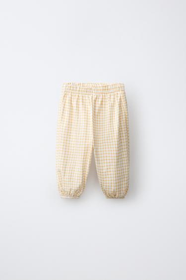 TERNEDE BUKSER - mellem gul fra Zara - Billede 0