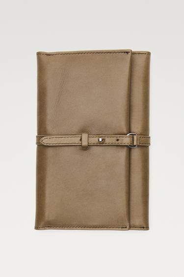Nappa leather jewelry case — Black gold 1