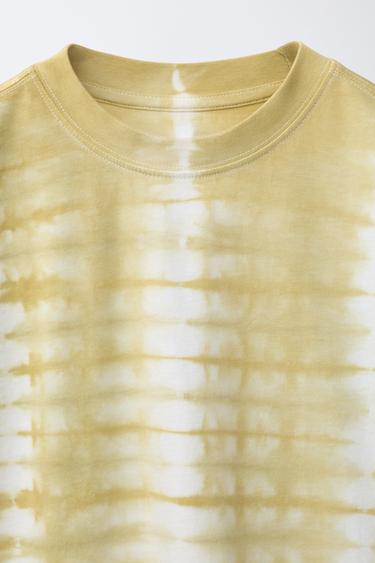 TIE-DYE T-SHIRT - Mid-green by Zara - Image 2