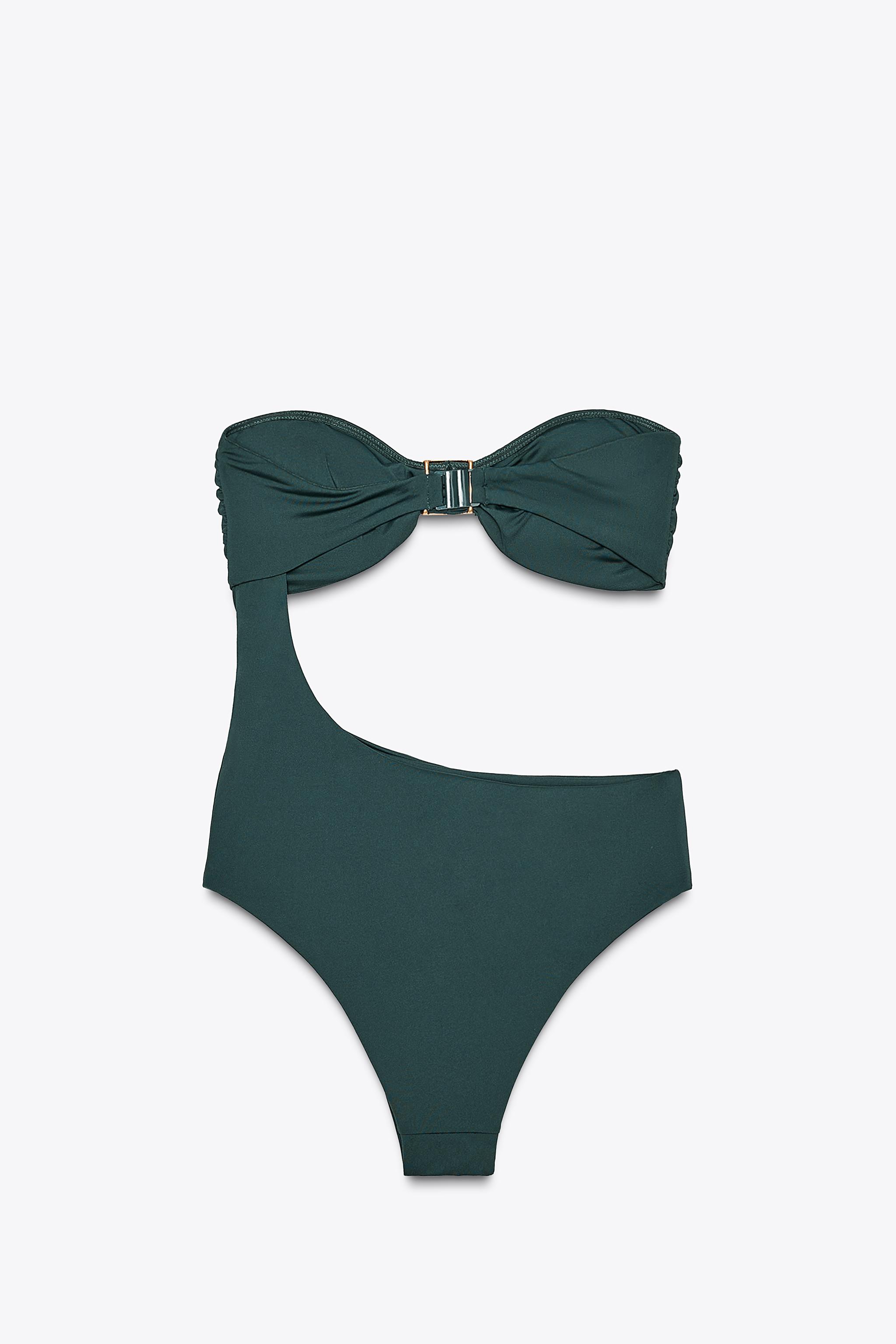 SELF PORTRAIT カットアウトワンヒス水着 RS236030 GREEN SELF PORTRAIT カットアウトワンヒス水着 RS236030 GREEN SELF