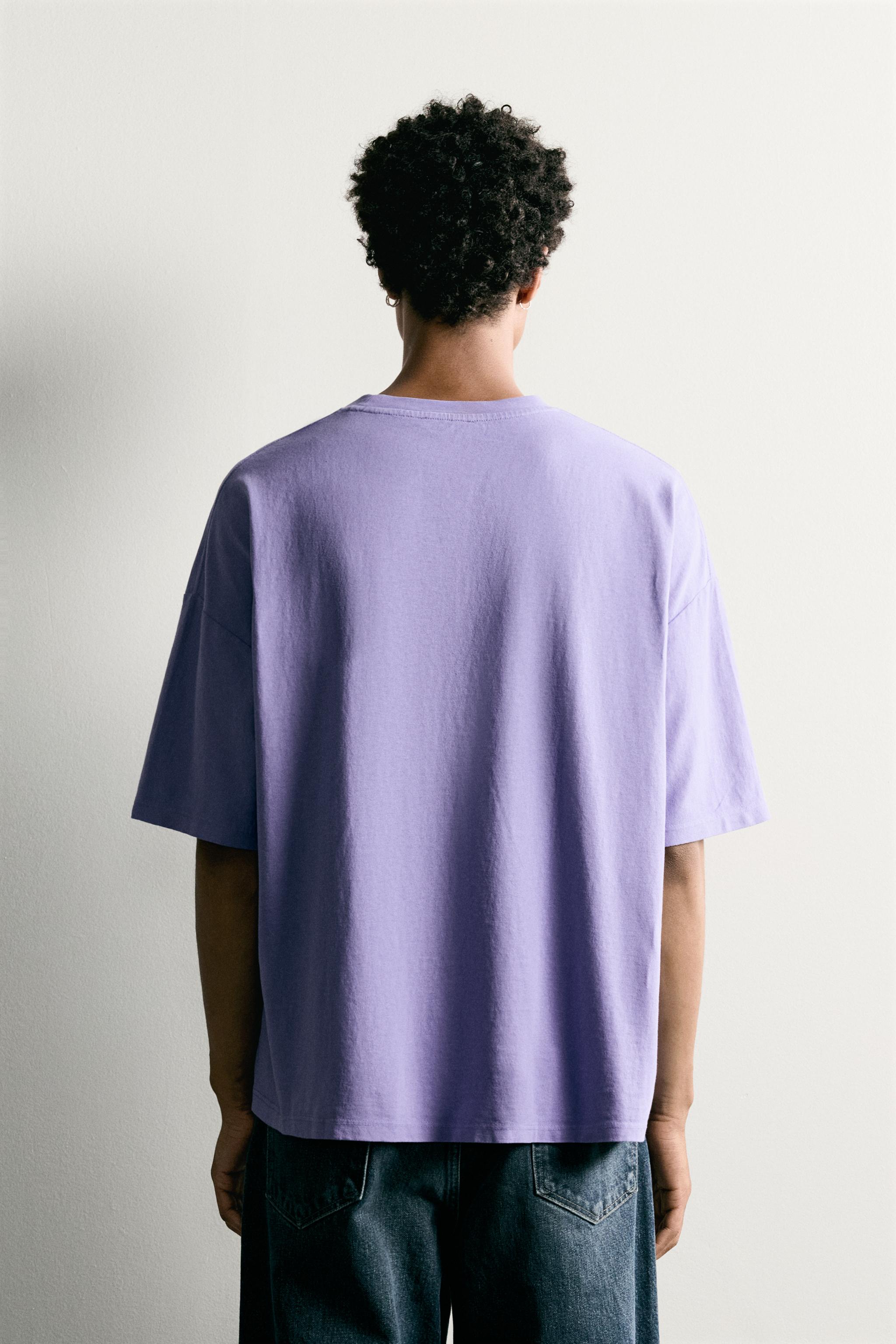 BASIC RELAXED FIT WASHED T-SHIRT - thumbnail 9