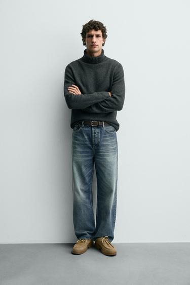 ZAPATO PIEL BORDÓN - Beige de Zara - Imagen 0