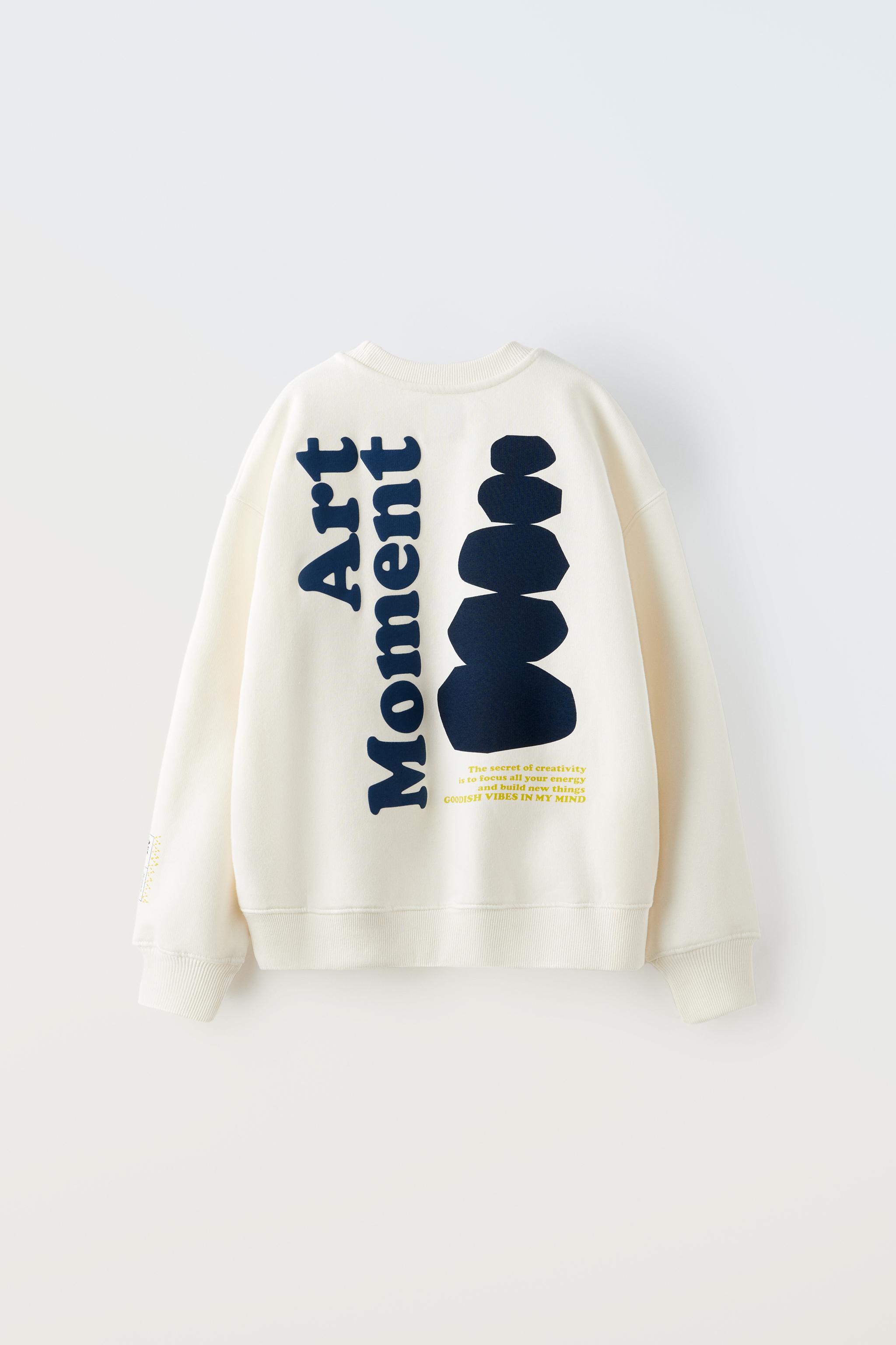 Zara 2025 printed sweatshirt