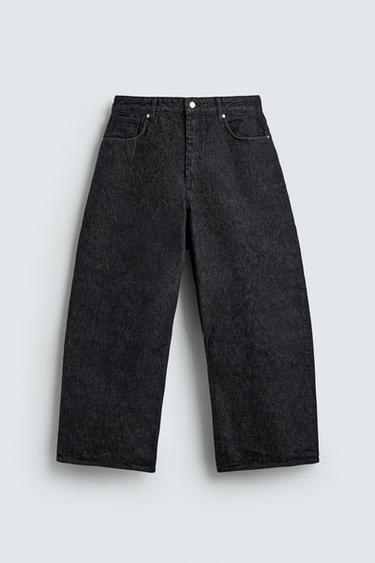 JEANS WIDE FIT - Indigo de Zara