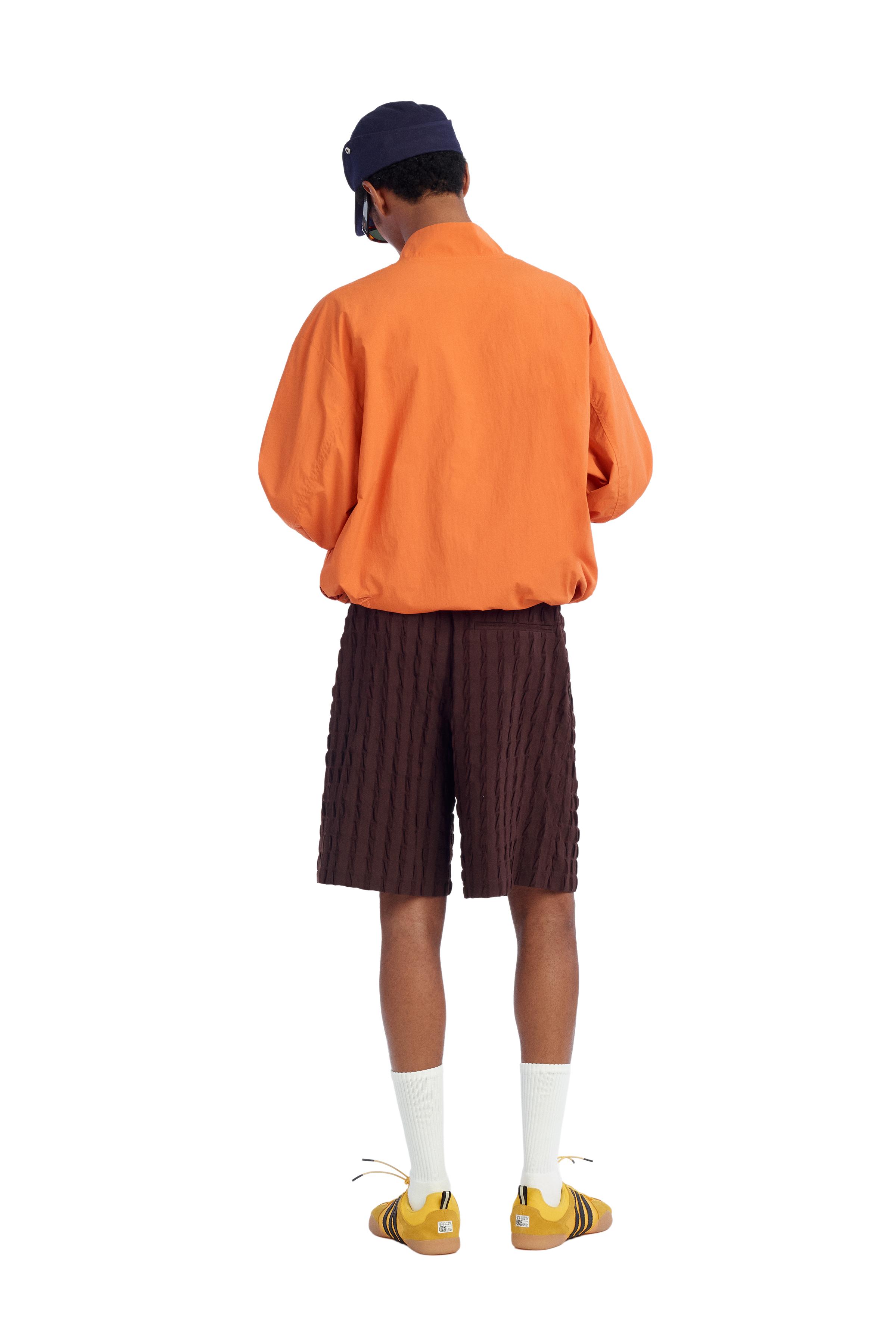 Мужские шорты Zara BELTED JACQUARD STRIPED SHORTS — фото 2