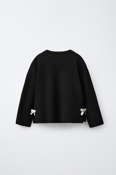WAVY KNIT JUMPER - Black by Zara - Image 1