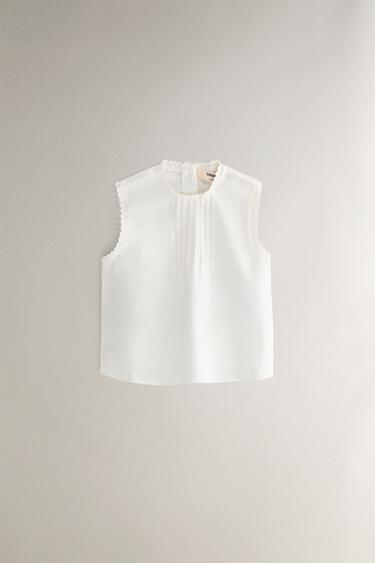 ENSEMBLE ENFANT LIN - Blanc cassé de Zara - Image 1