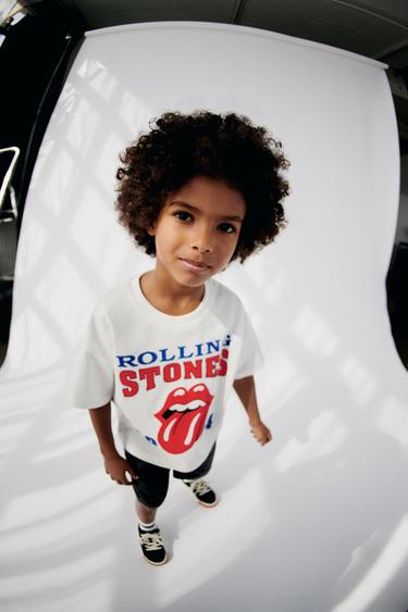 T-SHIRT ROLLING STONES © - Blanc de Zara