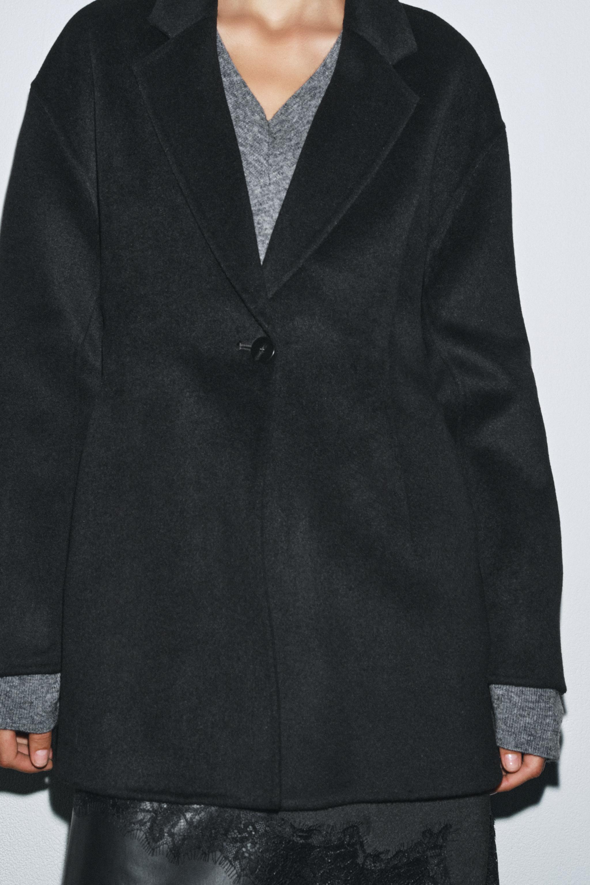 ウールブレンドテーラードブレザー ZW COLLECTION - ブラック | ZARA