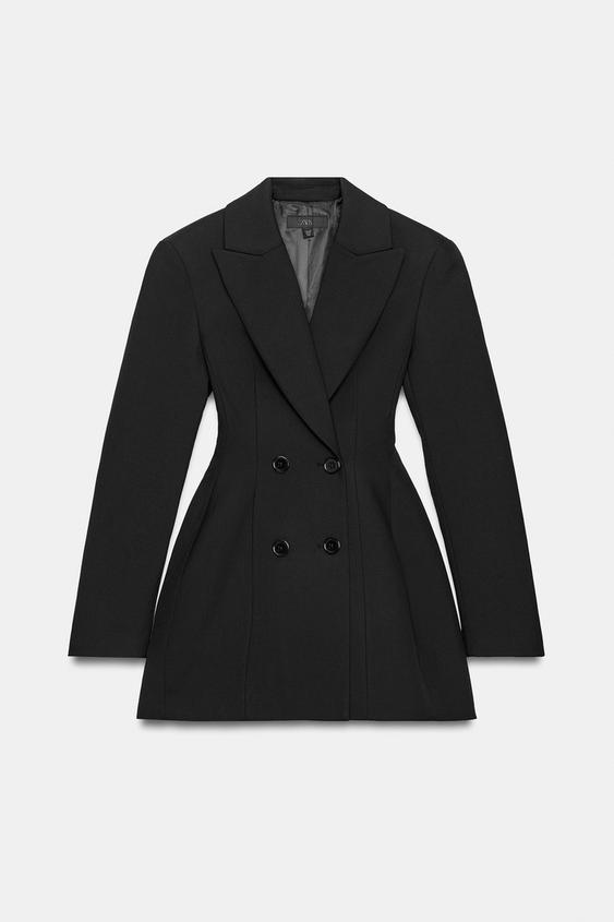 ROBE BLAZER MINI - Noir de Zara - Image 4