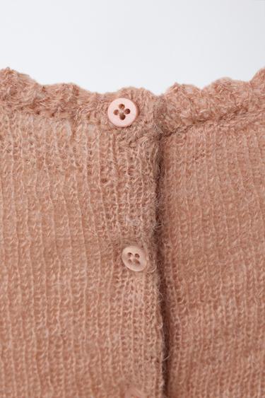 CUTWORK KNIT ROMPER - Beige-pink by Zara - Image 3