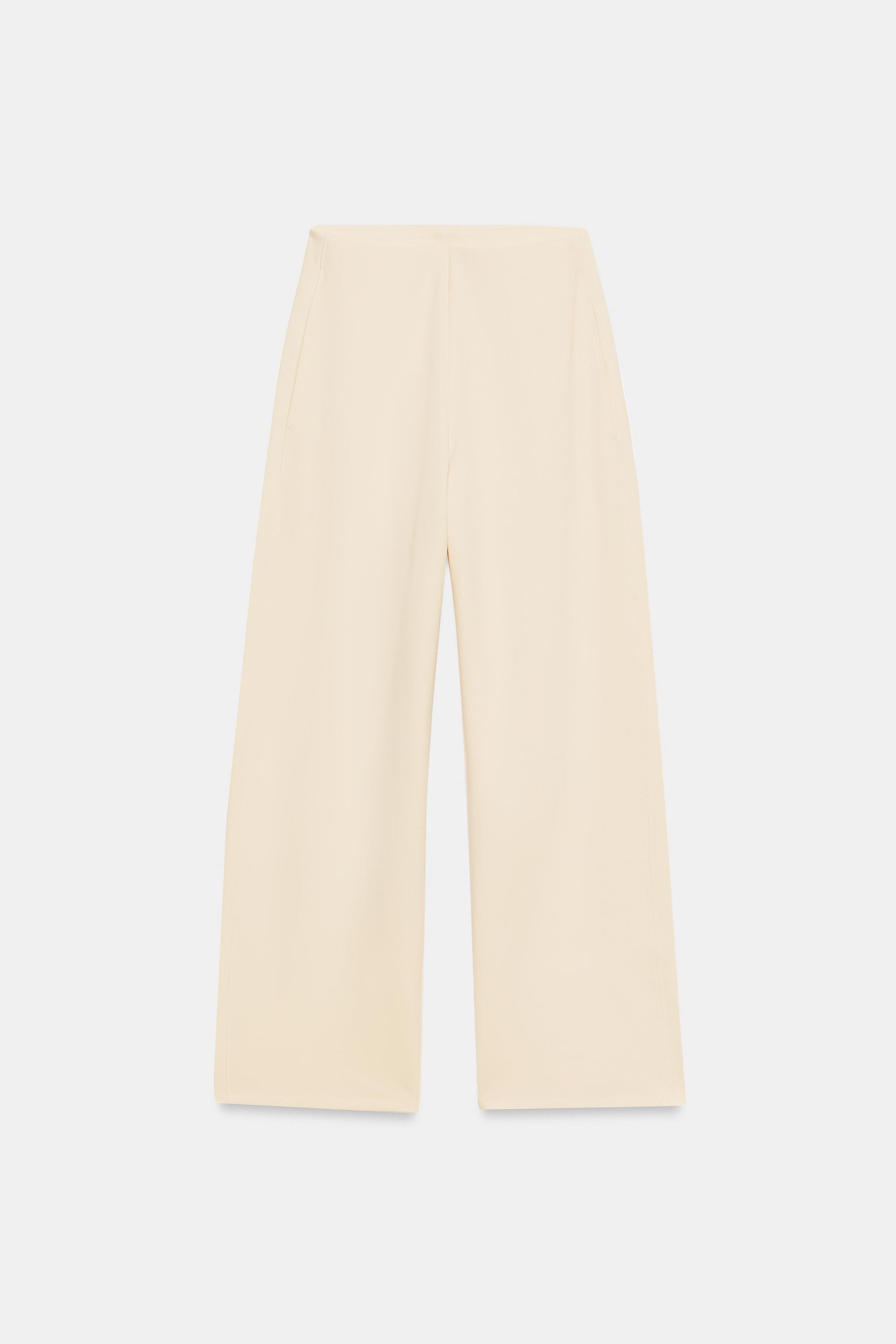 Zara INTERLOCK BALON PANTOLON görsel 6