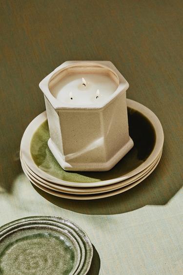 CERAMIC CANDLEHOLDER - White by Zara