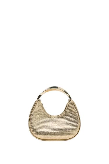BOLSA DETALLE ASA METÁLICA - Dorado de Zara