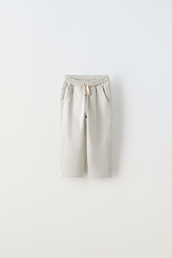 HERRINGBONE BAND PANTS Ice ZARA CA SALES STORE