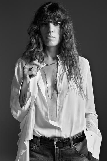 CAMISA ASIMÈTRICA ZW COLLECTION - Cru de Zara