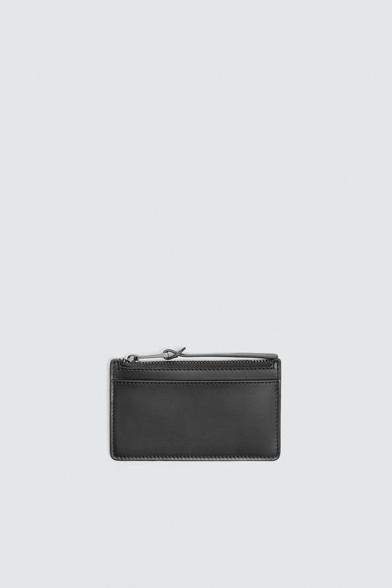 Leather Portadocumentos Zara Bolsos Hombre Tarjeteros ZARA México
