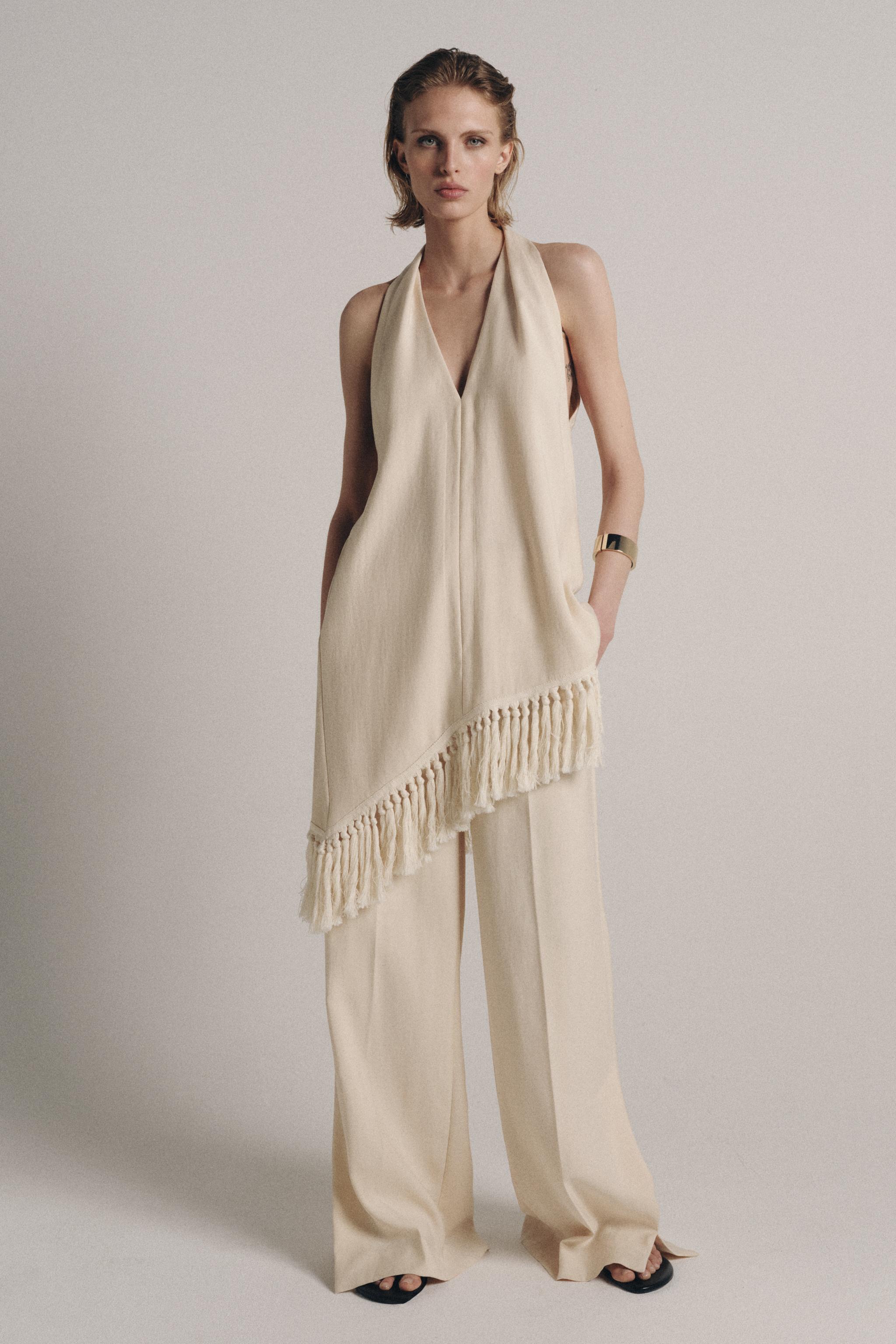 ZW COLLECTION TOP AND PANTS SET | ZARA United States