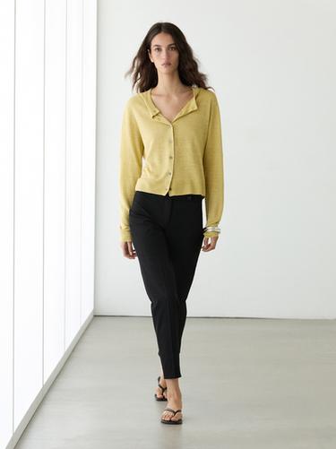 Cárdigan punto lino - Lima de Zara - Imagen 0