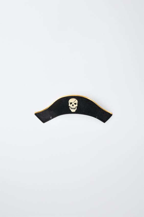 GORRO DISFRAZ PIRATA - Negro de Zara - Imagen 0