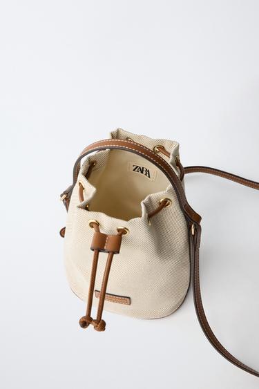 BUCKET BAG - Ecru White by Zara - Image 3